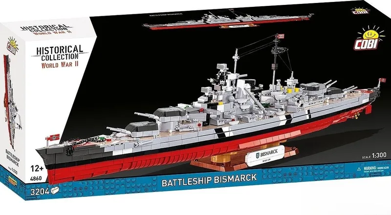 4860 Battleship Bismarck by COBI – interior photo