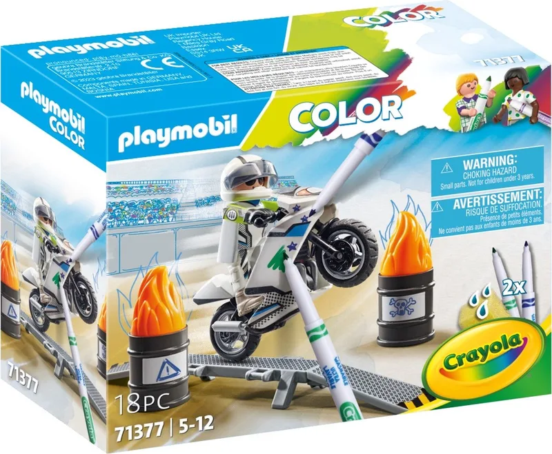 71377 PLAYMOBIL Color: Motorrad de Playmobil – photo d’ambiance