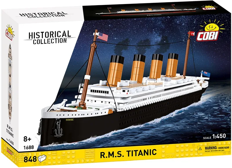 1688 RMS Titanic 1:450 fra COBI – produktbillede