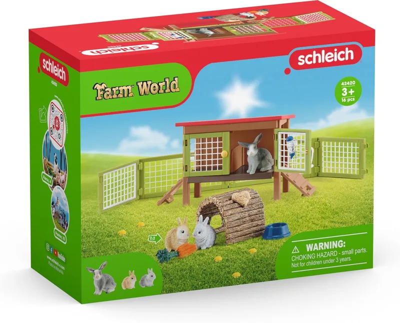 42420 Rabbit hutch från Schleich – produktbild