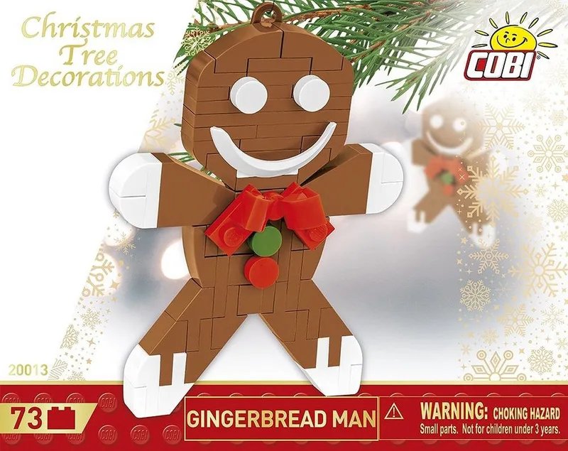 20013 Christmas tree decorations - Gingerbread Man fra COBI – miljøbillede