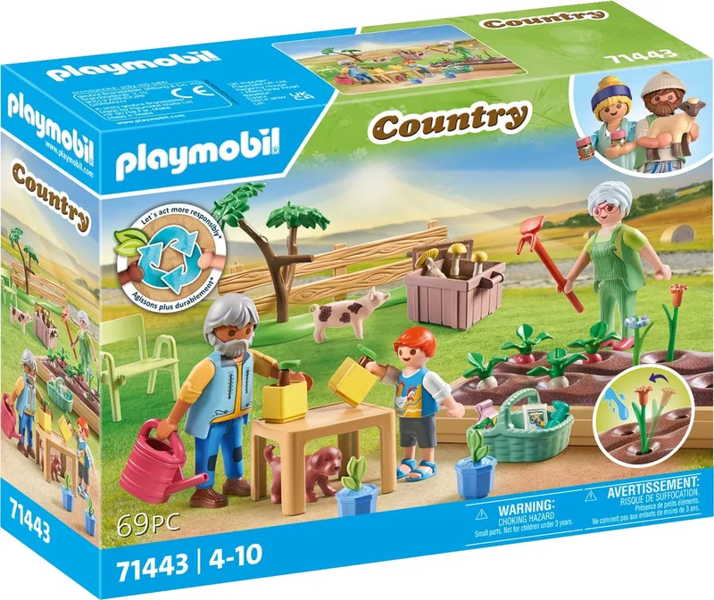 71443 Idyllischer Gemüsegarten bei den Großeltern från Playmobil – miljöbild