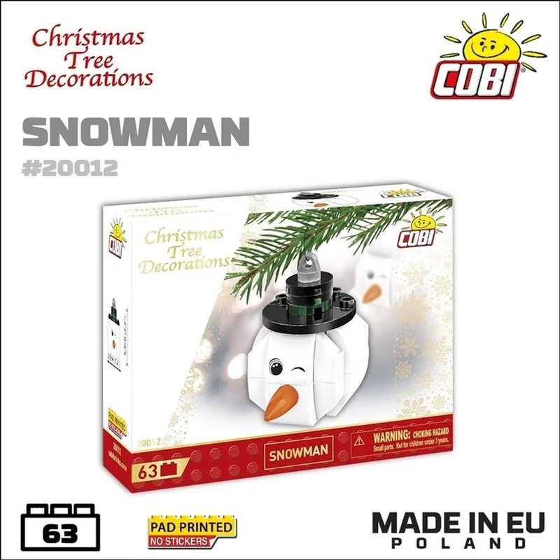 20012 Christmas tree decorations - Snowman by COBI – interior photo