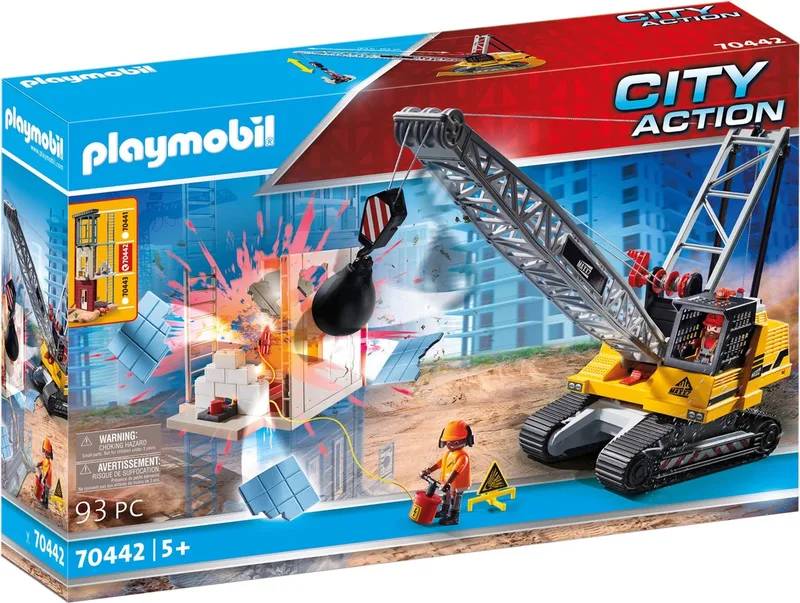 70442 Seilbagger mit Bauteil fra Playmobil – miljøbillede