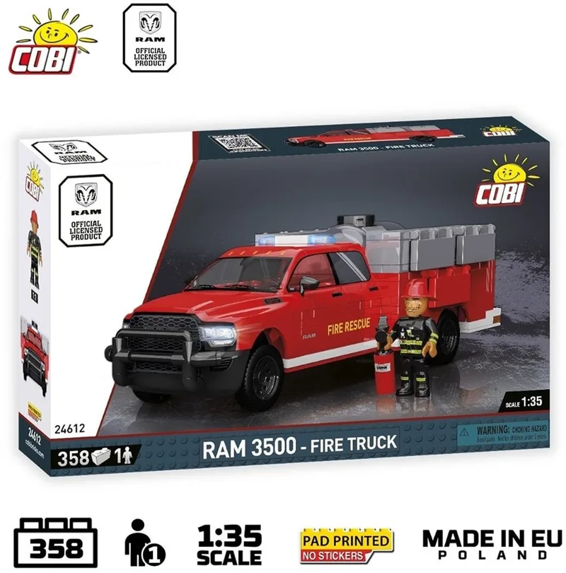 24612 RAM 3500 - Fire Truck by COBI – product photo