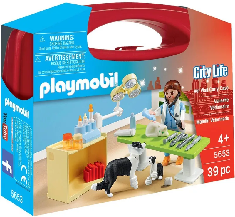 5653 Vet Visit Carry Case by Playmobil – product photo