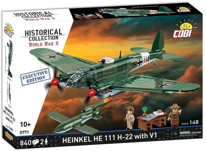 5771 Heinkel HE 111 H-22 with V1 Flying Bomb - Executive Edition by COBI – product photo