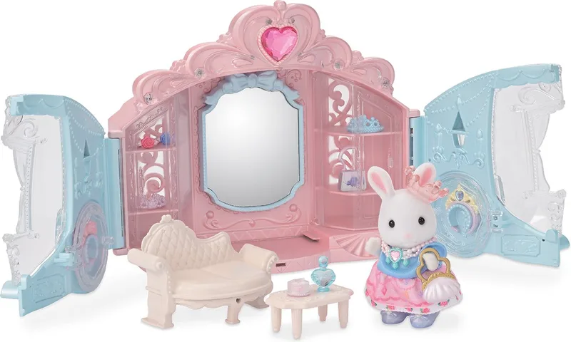 5758 Elegantes Ankleidezimmer mit Figur fra Sylvanian Families – produktbillede