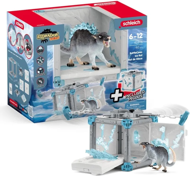 42676 BattleCave Ice Rat de Schleich – photo du produit