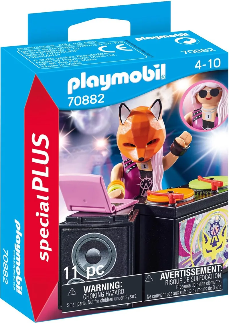 70882 DJ mit Mischpult från Playmobil – miljöbild