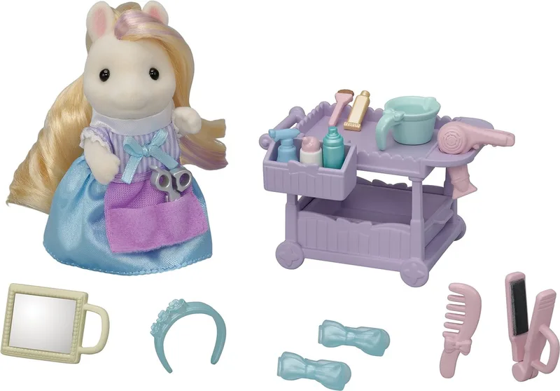 5644 Pony Friseur Spielset mit Figur de Sylvanian Families – photo du produit