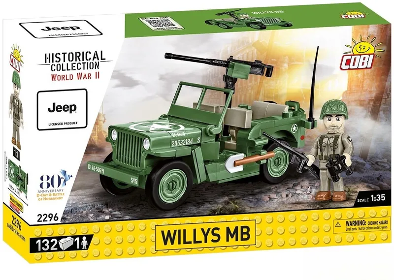 2296 Willys MB fra COBI – produktbillede