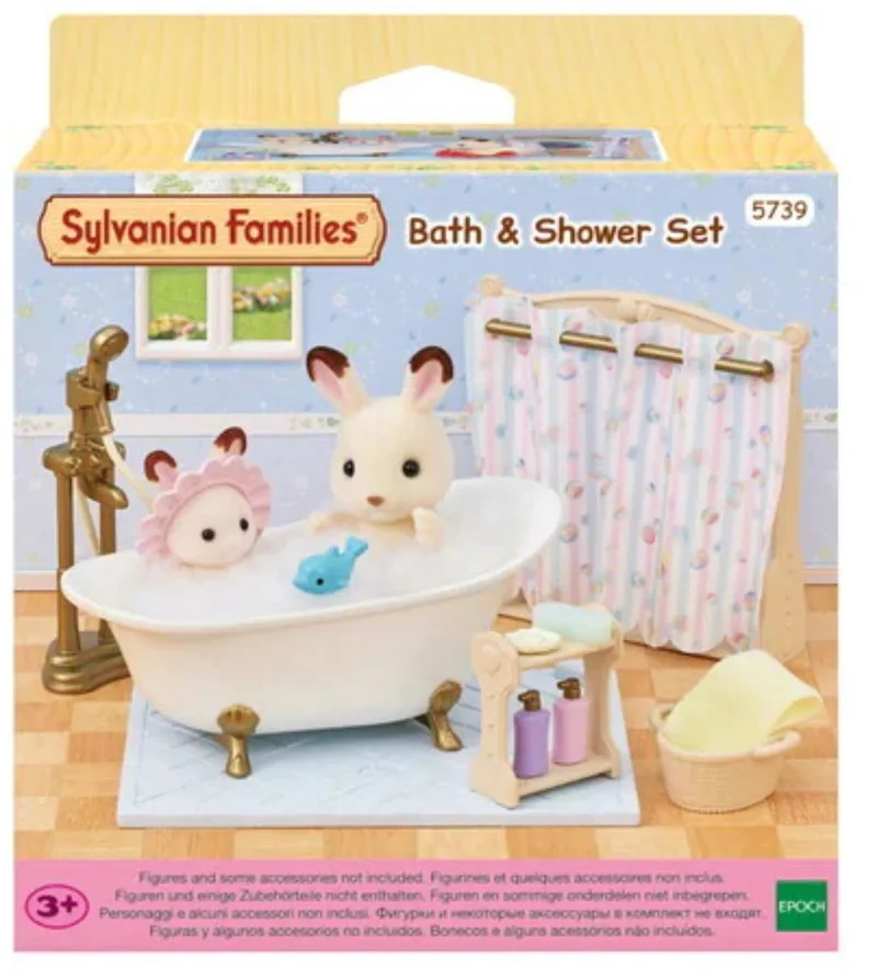 5739 Bad- und Dusch-Set från Sylvanian Families – produktbild
