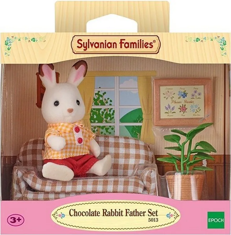 5013 Schokoladenhasen Vater Wohnzimmer Set by Sylvanian Families – interior photo