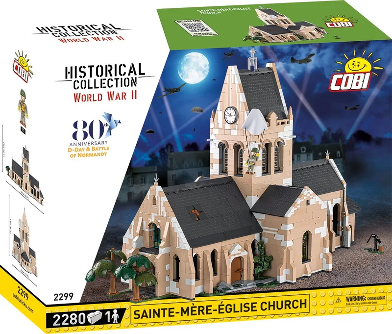 2299 Sainte-Mère-Église Church by COBI – interior photo