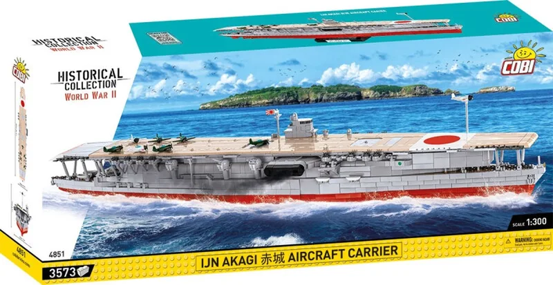 4851 IJN Akagi Aircraft Carrier fra COBI – produktbillede