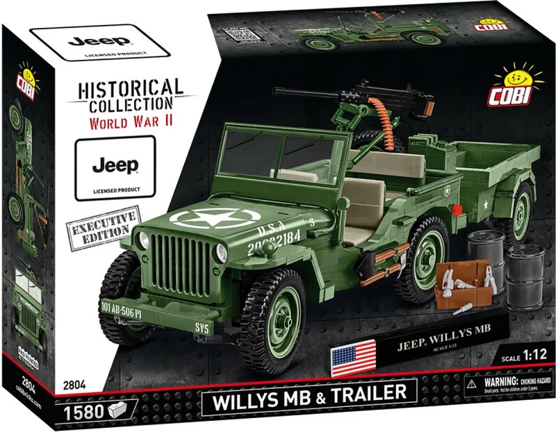 2804 Willys MB & Trailer - Executive Edition de COBI – photo d’ambiance
