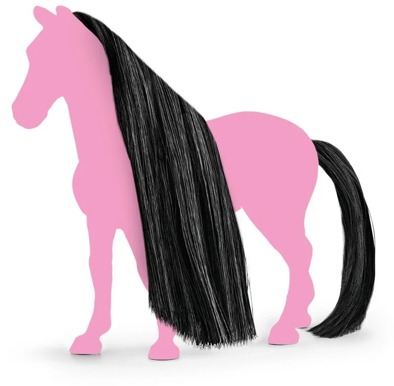 42649 Hair Beauty Horses Black by Schleich – product photo