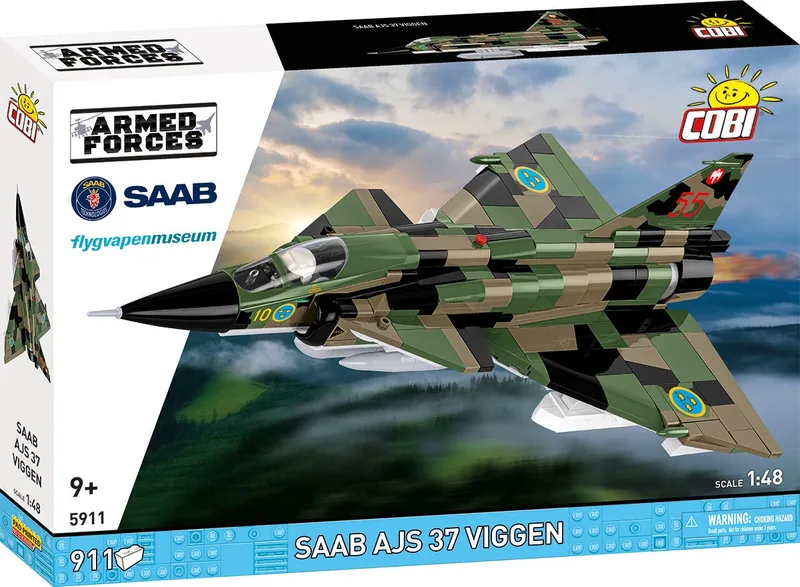 5911 Saab AJS 37 Viggen fra COBI – miljøbillede