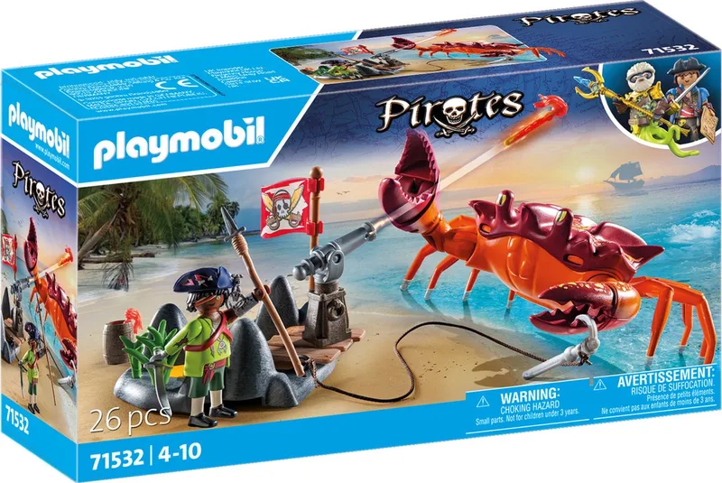 71532 Kampf gegen die Riesenkrabbe från Playmobil – miljöbild