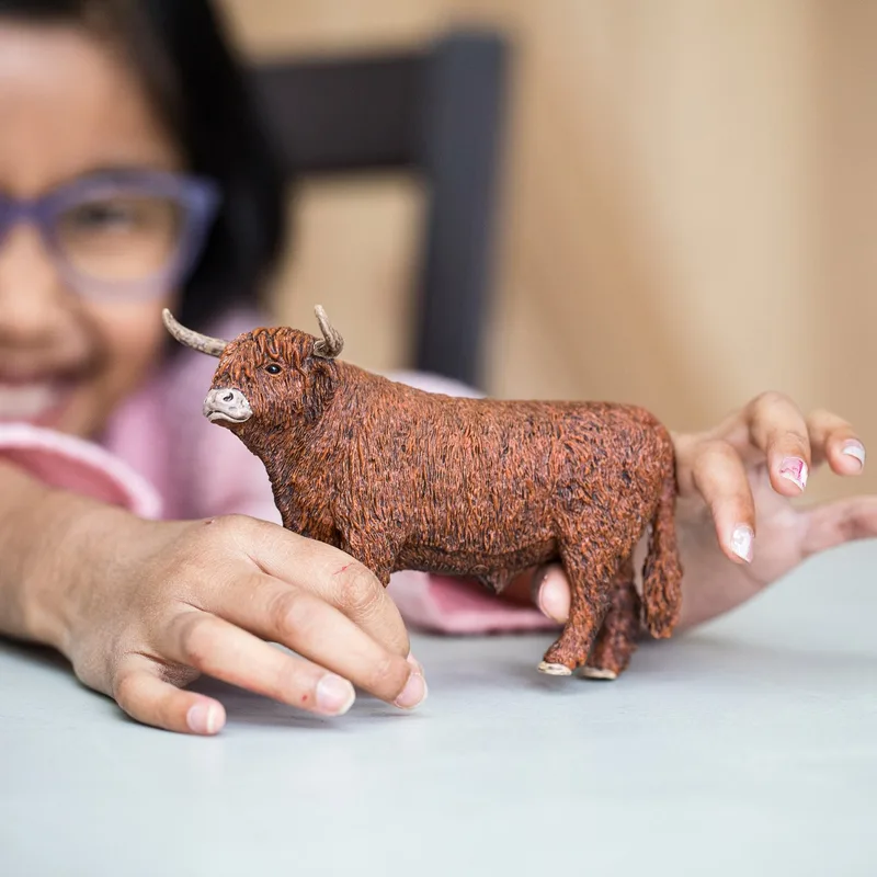 13919 Highland Bull från Schleich – miljöbild
