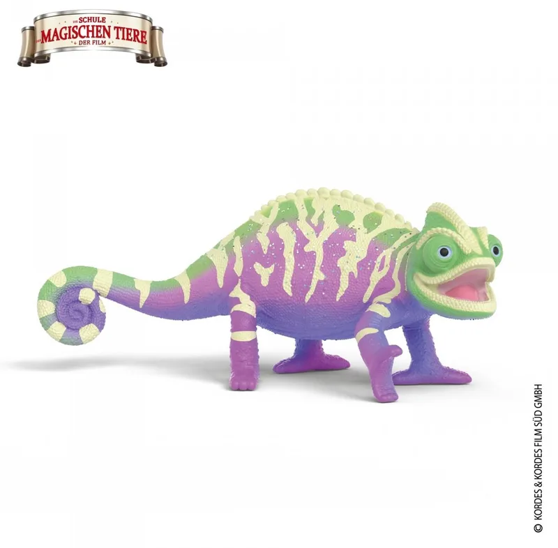 14957 Caspar the chameleon in rainbow colors de Schleich – photo du produit