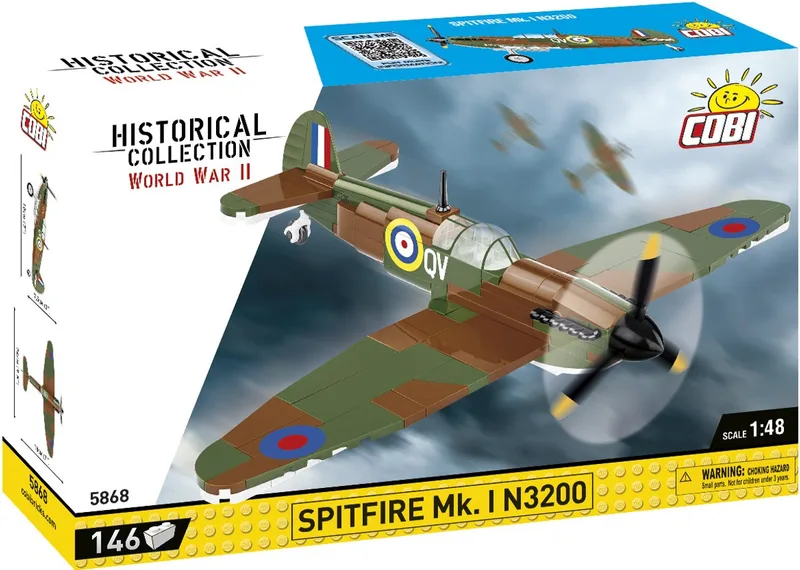 5868 Spitfire Mk. I N3200 - Imperial War Museum Duxford de COBI – photo du produit