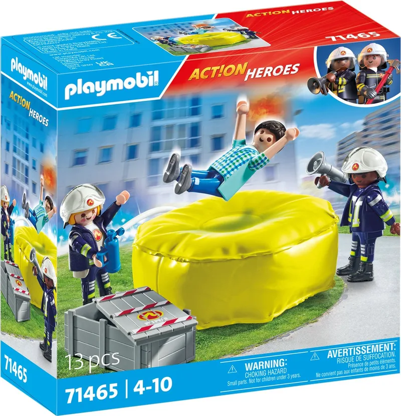 71465 Feuerwehrleute mit Luftkissen från Playmobil – miljöbild
