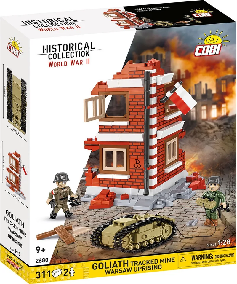 2680 Goliath Tracked Mine Warsaw Uprising de COBI – photo d’ambiance