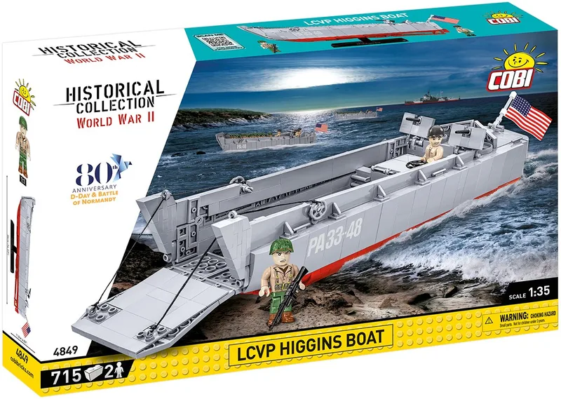 4849 LCVP Higgins Boat från COBI – produktbild