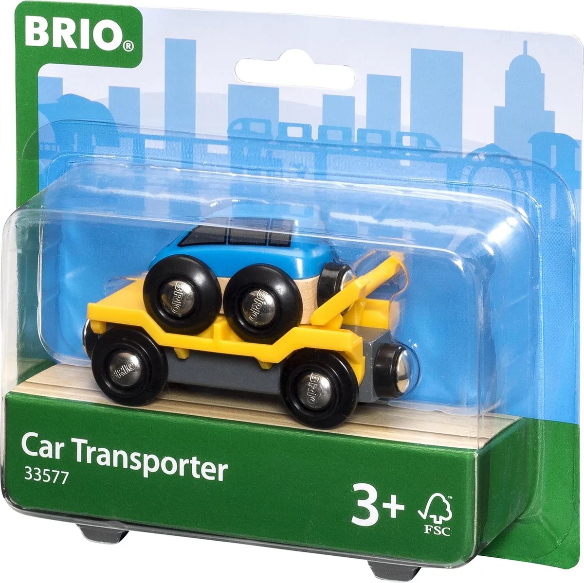 Autotransporter met oprijplaat - 33577 van BRIO in Meerkleurig – productfoto