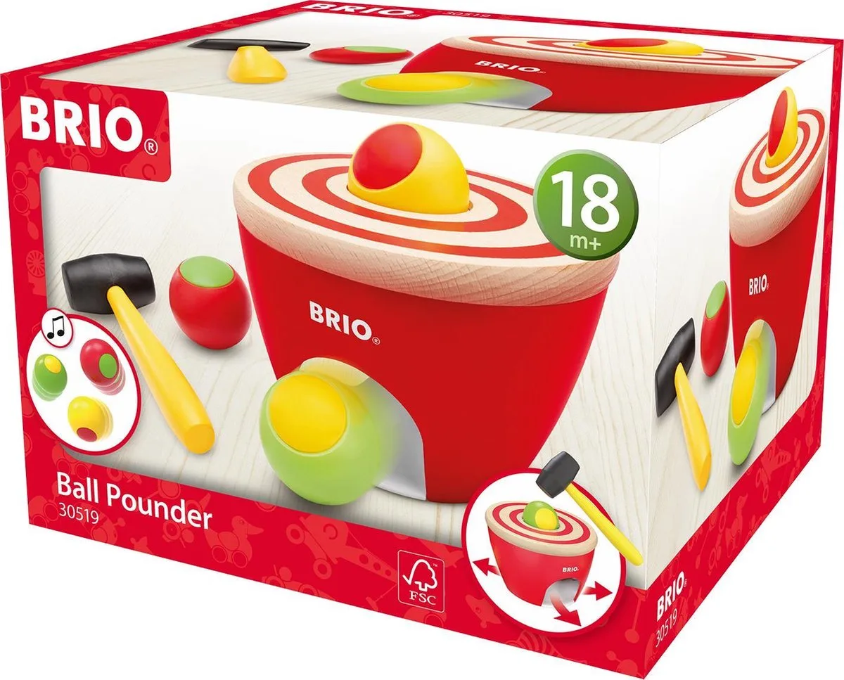 Kugel-Hammerspiel von BRIO in Mehrfarbig – Produktfoto