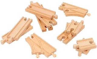 beginnersset rails - 12st fra BRIO i Flerfarvet – produktbillede 1 af 6