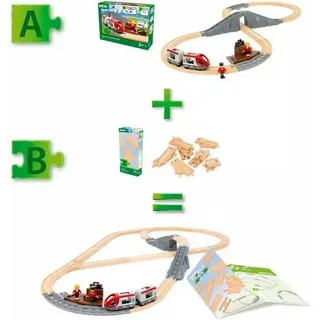 beginnersset rails - 12st fra BRIO i Flerfarvet – produktbillede 5 af 6