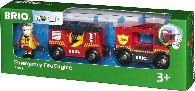 Camion De Pompiers (33811) de BRIO en Noir, Rouge – photo du produit