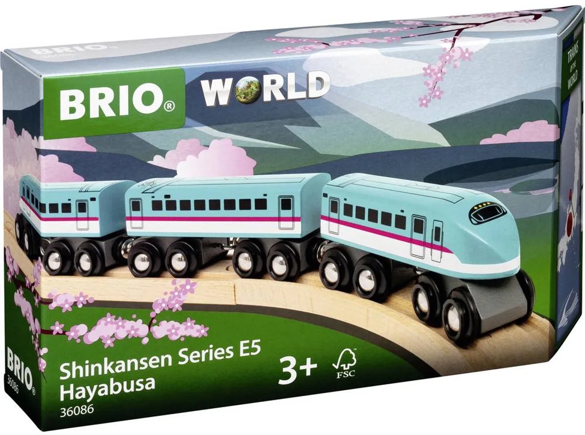 Brio 63608600 Sneltrein met wagen fra BRIO i Kleurloos – produktbillede