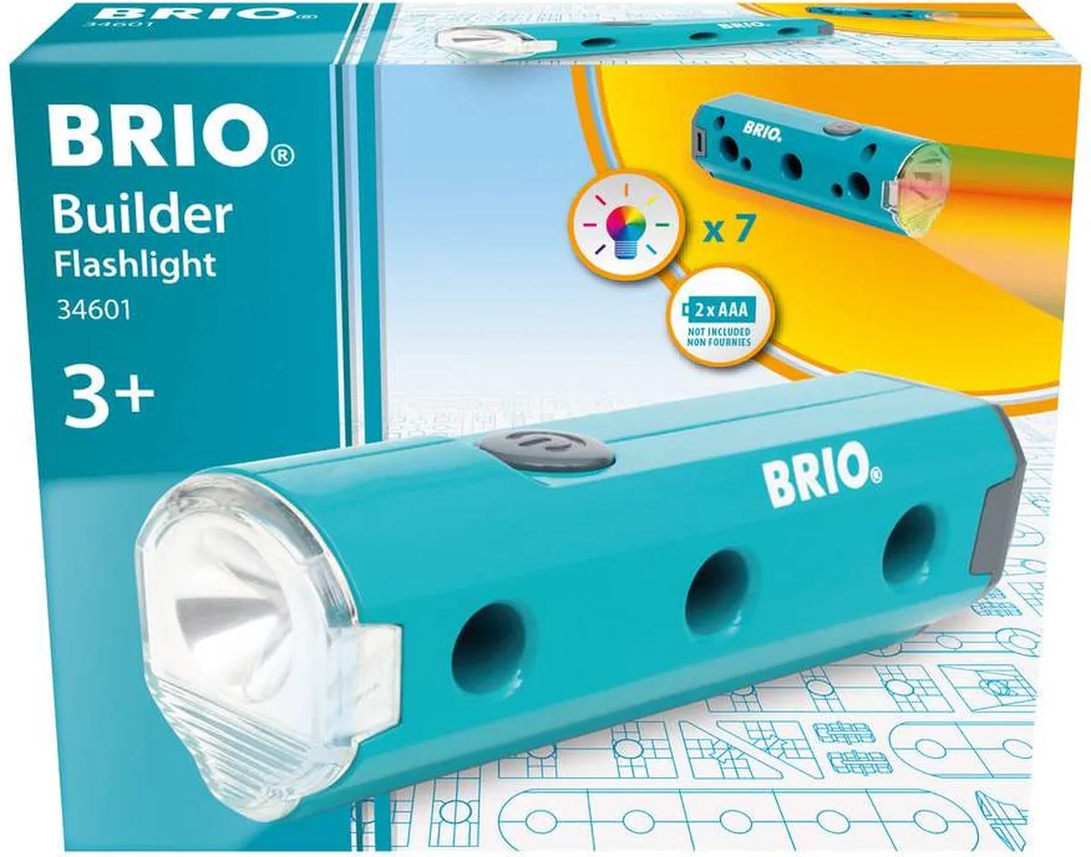 Builder Flashlight von BRIO in Blau – Produktfoto
