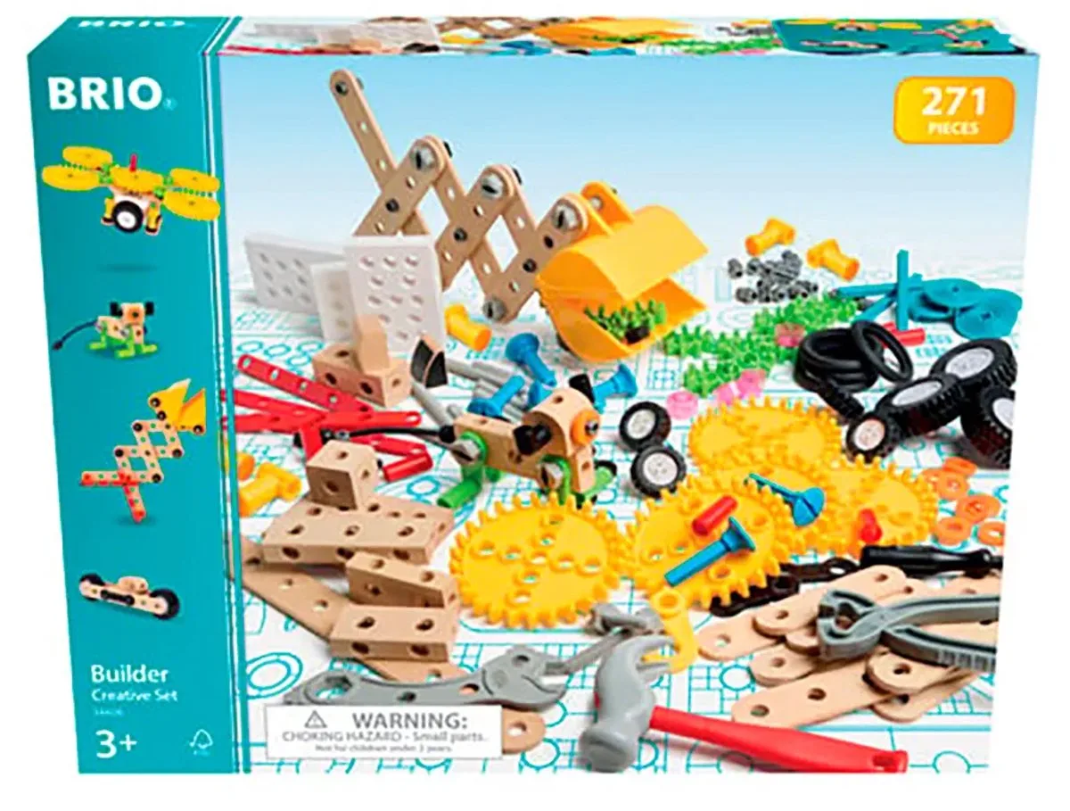 Builder Creative Set - 271-delig Constructiespeelgoed voor Jongens en Meisjes von BRIO in Mehrfarbig – Produktfoto