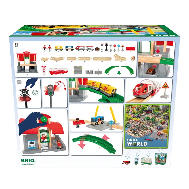 Centraal Stationset - 33989 - Treinbaan by BRIO in Multicolour – product photo 4 of 5