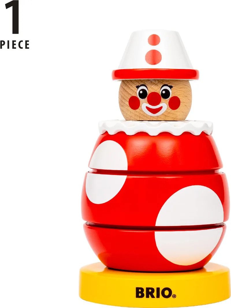 Draaiend Clowntje â€“ Speelse Motoriekontwikkeling voor Peuters by BRIO in Multicolour – product photo