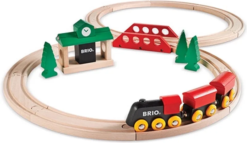 Klassieke treinset - 33028 - Treinbaan de BRIO en Rouge – photo du produit
