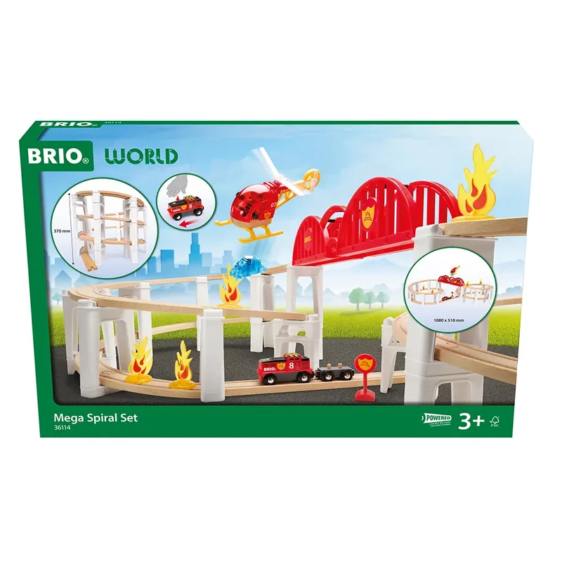 Mega Spiral Treincircuit by BRIO – product photo