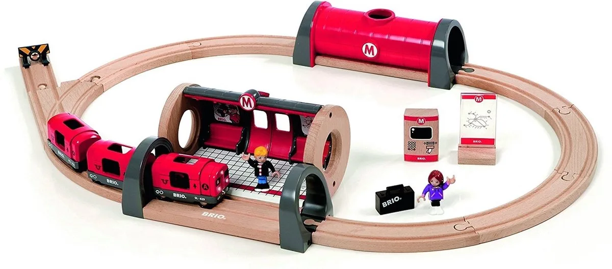 Metro treinset - 33513 van BRIO in Meerkleurig – productfoto