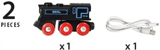 Oplaadbare locomotief met mini USB- kabel - 33599 - Treinbaanonderdeel fra BRIO i Flerfarvet – produktbillede 5 af 5