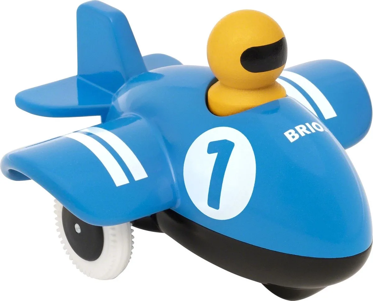 Push Go Airplane von BRIO in Mehrfarbig – Produktfoto