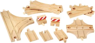 Rails uitbreidingsset voor experts - 33307 - Treinbaanonderdeel från BRIO i Brun – produktbild 1 av 4
