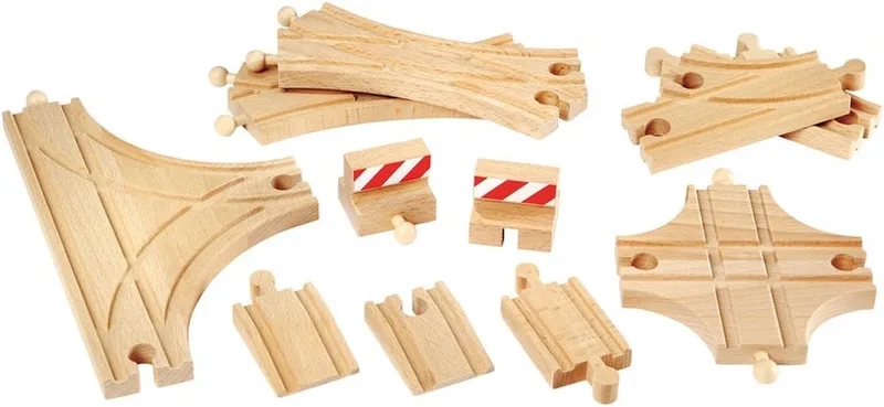 Rails uitbreidingsset voor experts - 33307 - Treinbaanonderdeel by BRIO in Brown – product photo