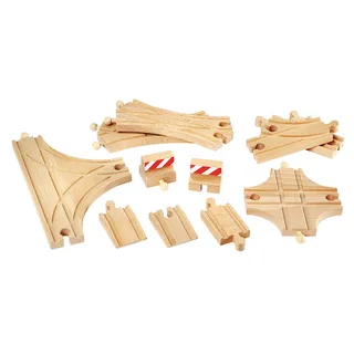 Rails uitbreidingsset voor experts - 33307 - Treinbaanonderdeel från BRIO i Brun – produktbild 2 av 4