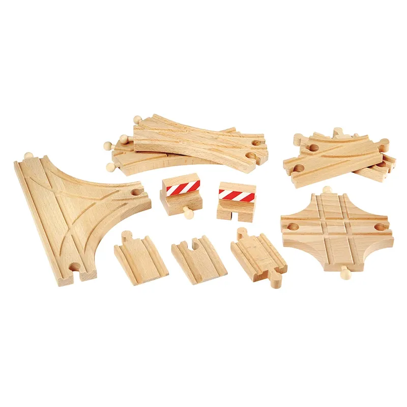 Rails uitbreidingsset voor experts - 33307 - Treinbaanonderdeel från BRIO i Brun – produktbild 2 av 4