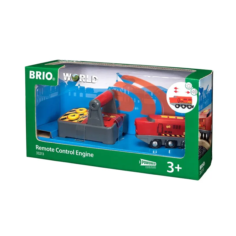 Rode RC trein locomotief - Met afstandsbediening en licht & geluid - 33213 by BRIO in Red – product photo 5 of 6